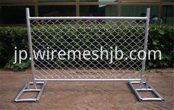 Temporary Mesh Fence